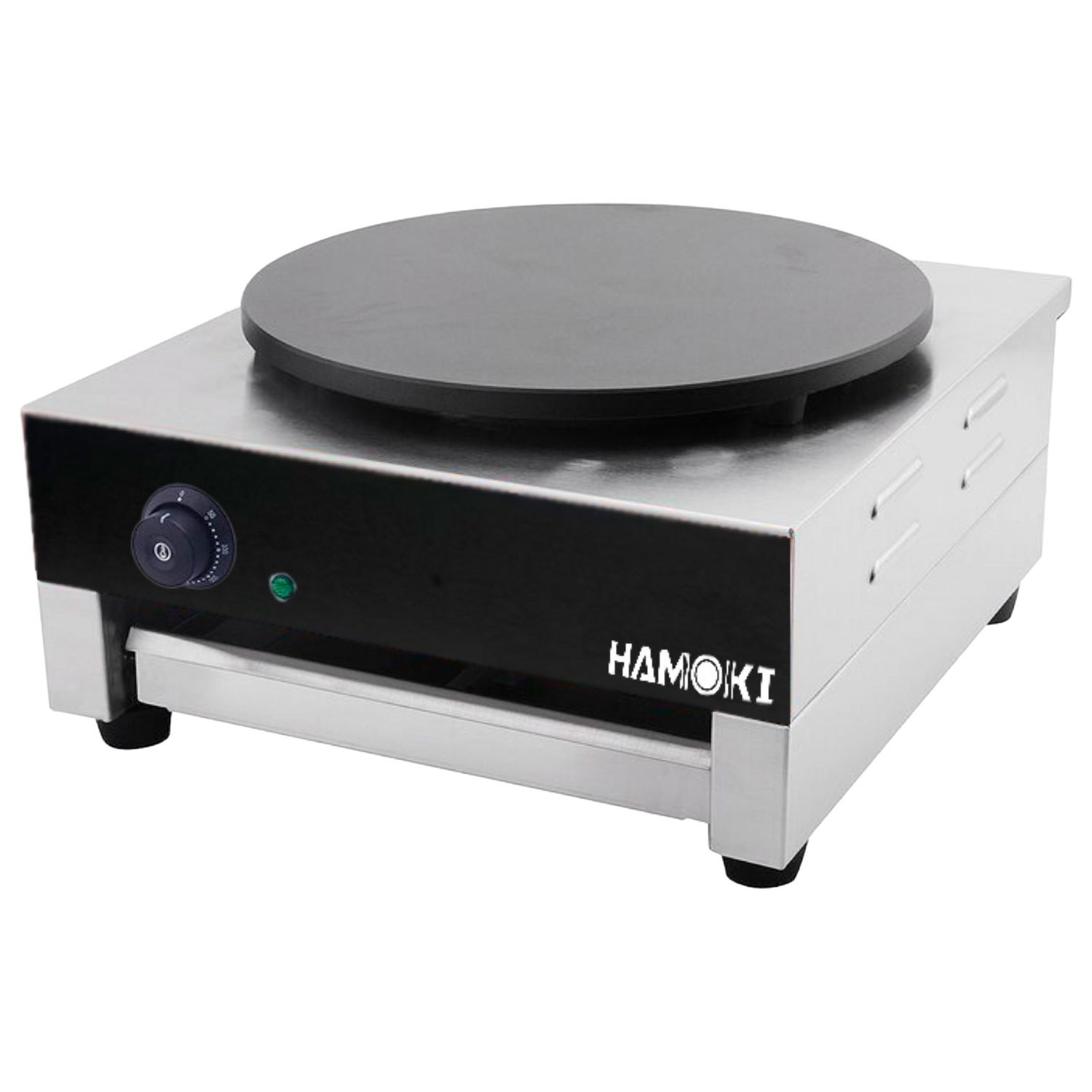 Hamoki Stainless Steel Commercial Single Crepe Maker 13A Plug-In Cm-1