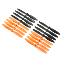 HQ Prop 6045 6x4.5 CW & CCW Propeller Pack Of 16 Orange & Black