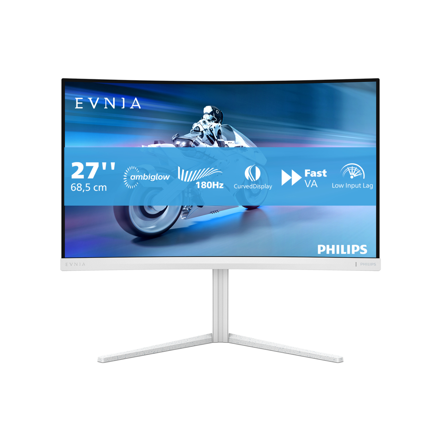 Philips Evnia 27" Full Hd 180Hz Adaptive Sync Va Curved Gaming Monitor 27M2c5201l/00 - Image 4