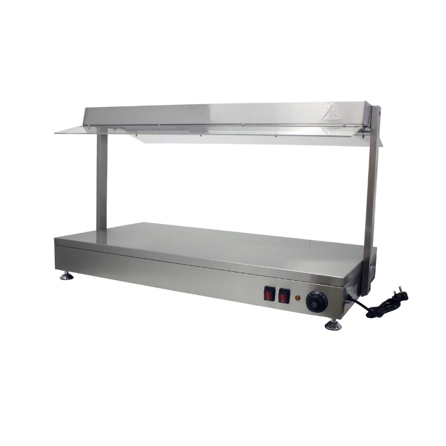 Steelmore Hamoki Commercial Triple Lamp Heated Gantry Sneeze Guard 1040Mm Wide 13A Plug-In
