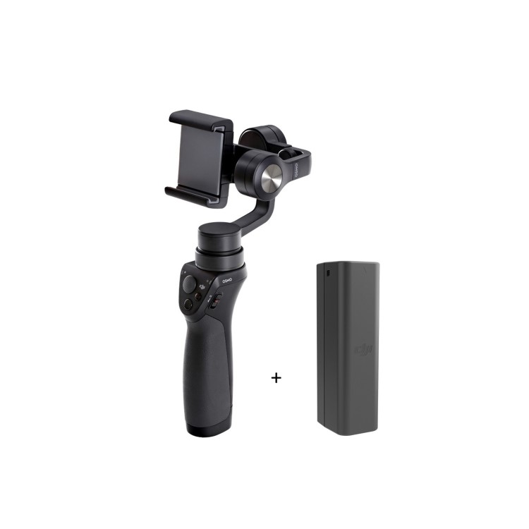DJI Osmo Mobile Handheld 3 Axis Stabilised Gimbal with Extra Battery