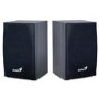 Genius SP-HF160 4 Watt USB 2.0 Wooden Speakers Black