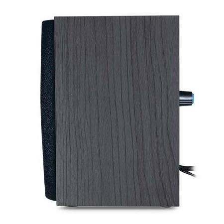 Genius SP-HF160 4 Watt USB 2.0 Wooden Speakers Black