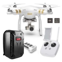 DJI Phantom 3 Professional 4K Camera Drone + Hardshell Backpack