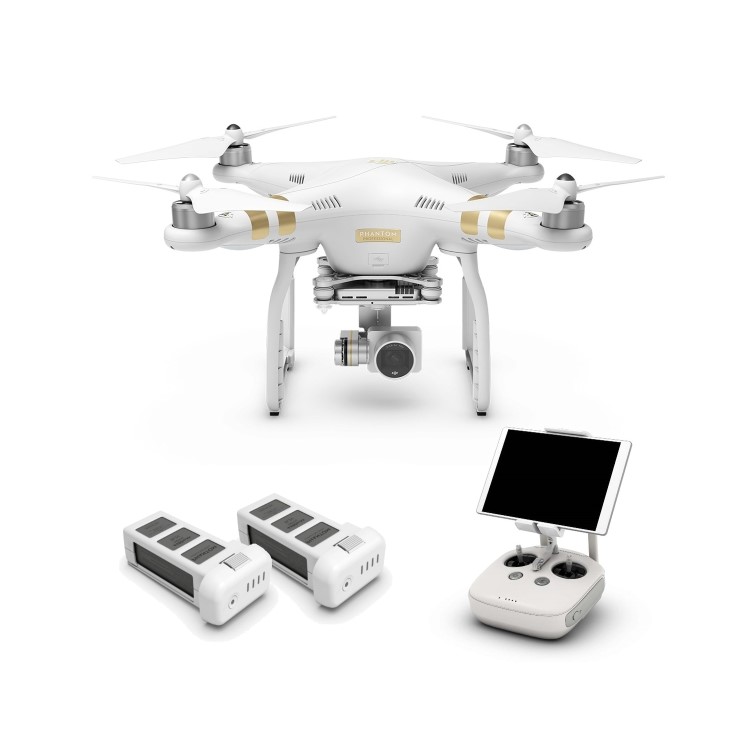 DJI Phantom 3 Professional 4K Camera Drone + Extra Battery