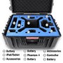 DJI Phantom 4 Hard Waterproof Case With Wheels & Handle