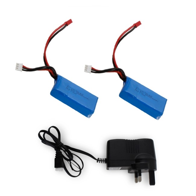 ProFlight Ranger Two Rechargeable Flight Batteries + Extra Mains Charger