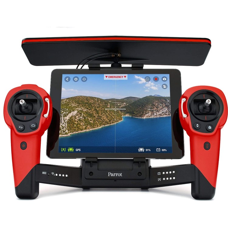 Parrot BeBop HD 1080p Camera Drone Ready To Fly In Red + SkyController
