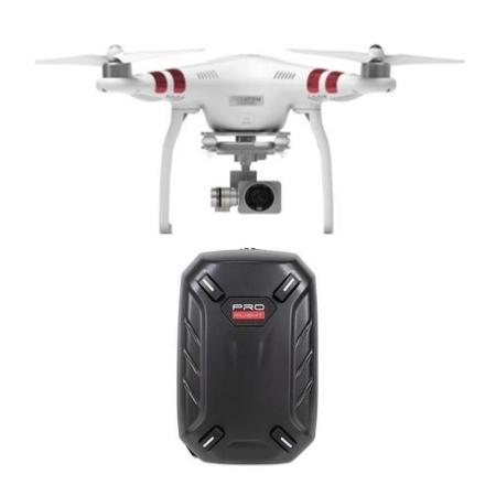 DJI Phantom 3 Standard 2.7K Camera Drone Ready To Fly with Free Hard Shell Backpack 