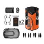 Wingsland S6 4K Foldable Pocket Sized Camera Drone - Orange - With Free Battery 