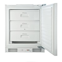 Candy CFU130EK 97 Litre Integrated Under Counter Freezer Fast Freeze 60cm Wide - White