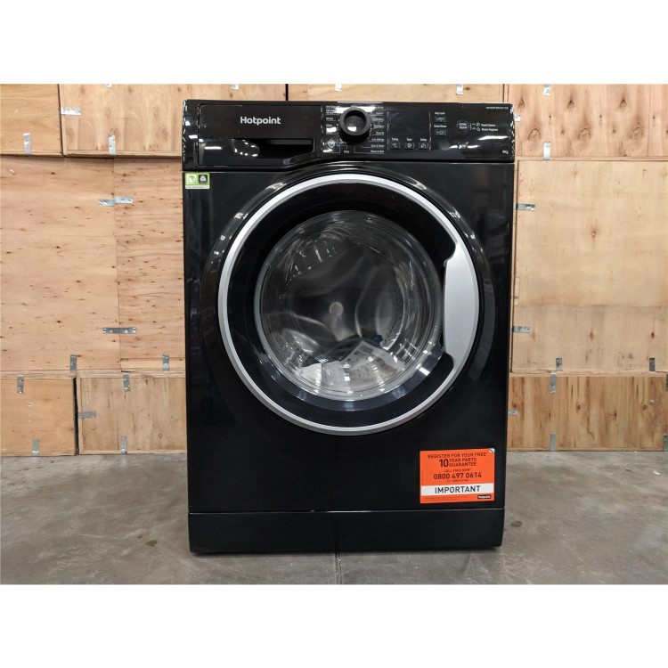 Refurbished Hotpoint NSWM963CBSUKN Freestanding 9KG 1600 SpinWashing Machine