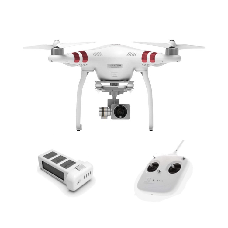 DJI Phantom 3 Standard 2.7K Camera Drone Ready To Fly with Free Hard Shell Backpack 
