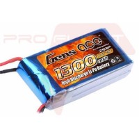 Gens Ace 1300mAh 2S 7.4V 25C LiPo Battery Pack
