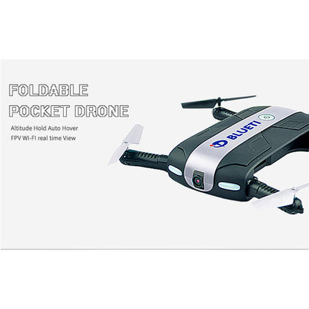 electriQ Foldable Drone - Black