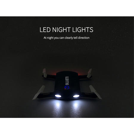 electriQ Foldable Drone - Black