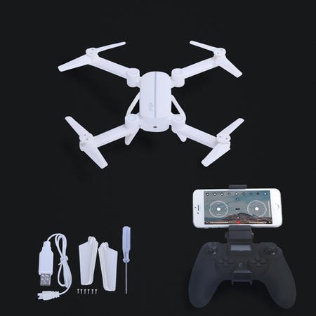 BT58 WH Toy Foldable Mini 720p WiFi Drone White Drones Direct