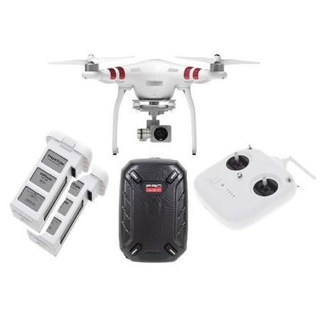 DJI Phantom 3 Standard 2.7K Drone with Extra Battery & Free Backpack