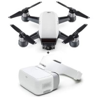 DJI Spark Alpine White with Free Soft Shell Backpack & DJI Goggles