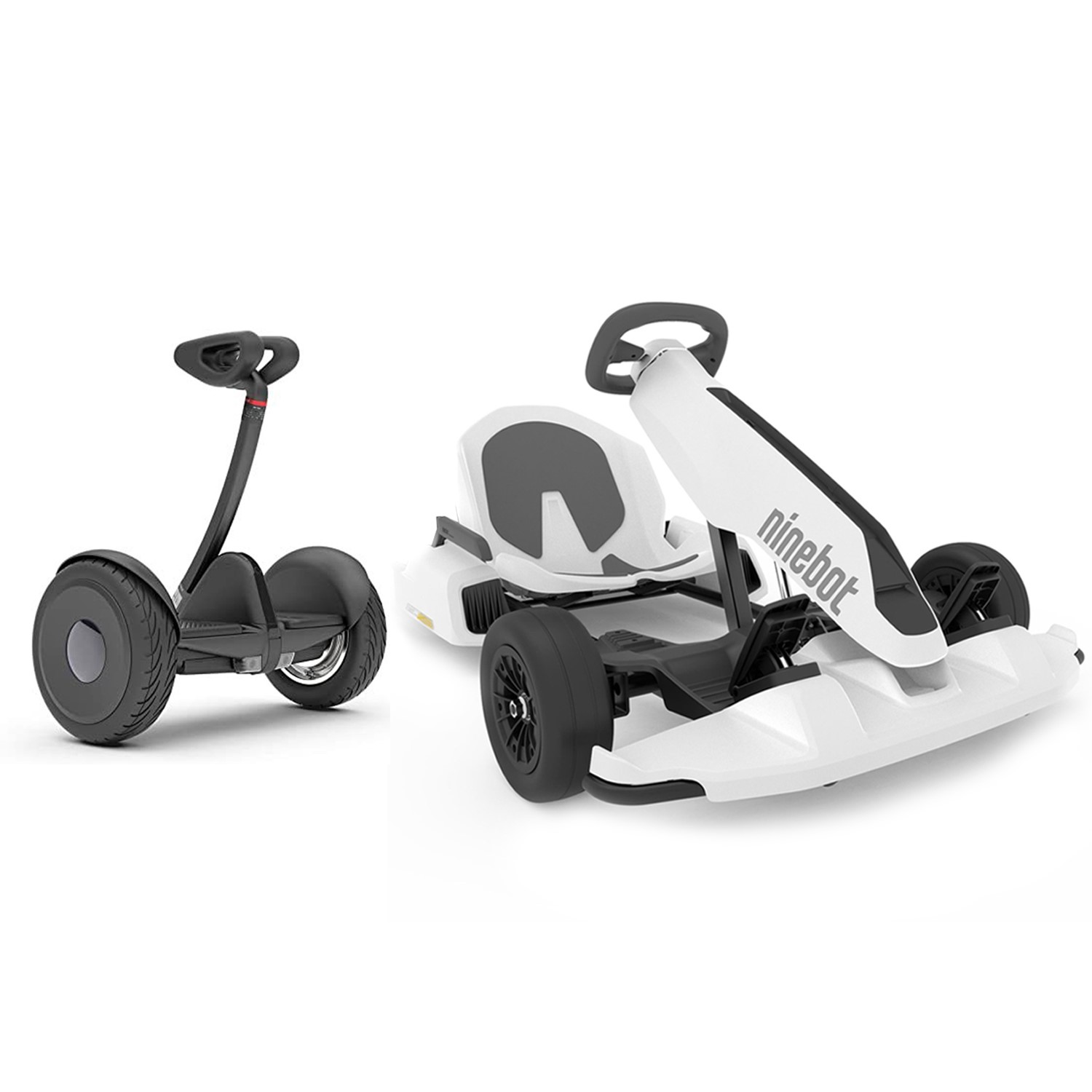 Segway Ninebot Go Kart Kit with Ninebot-S in Black | Drones Direct