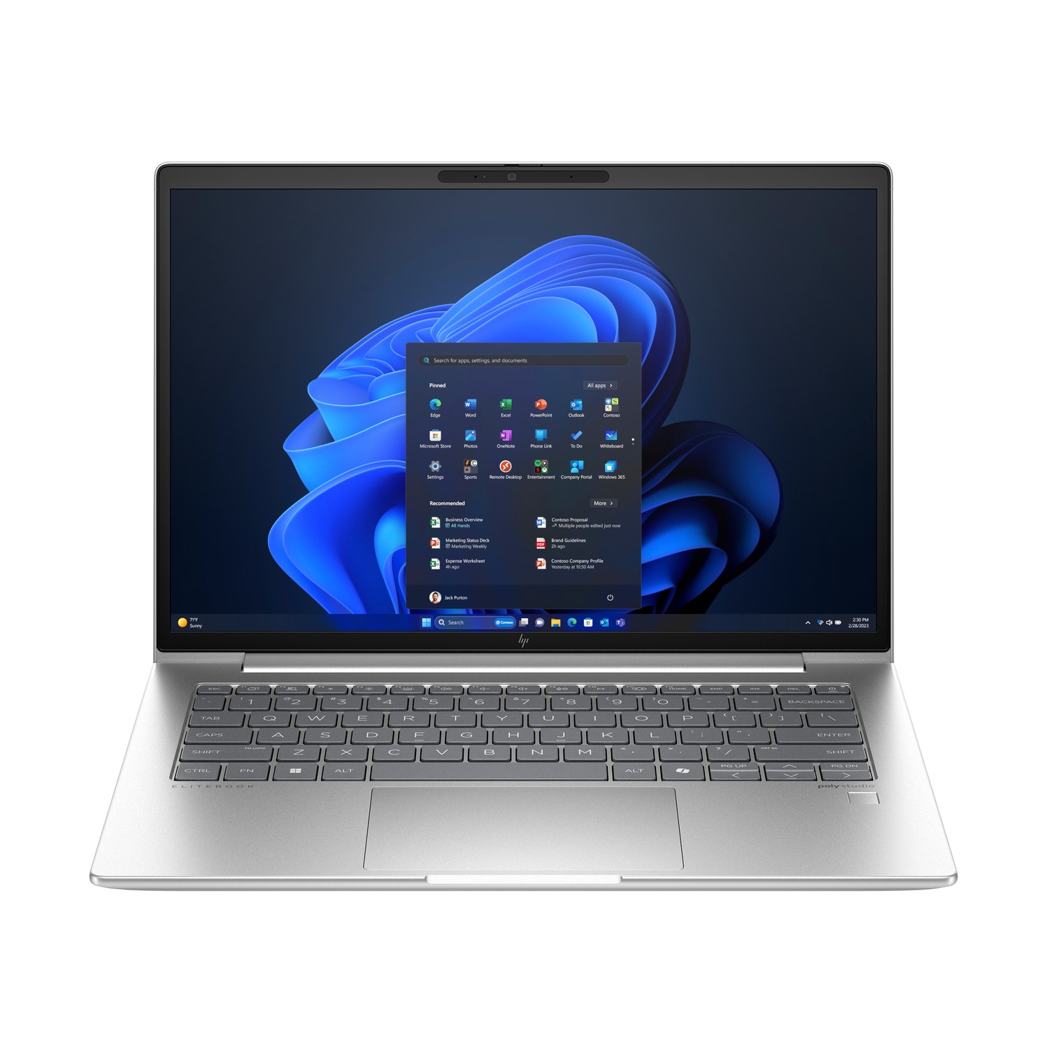 Hp Silver Elitebook 640 G11 Intel Core Ultra 5 125U Laptop 35.6 Cm (14") - Image 4