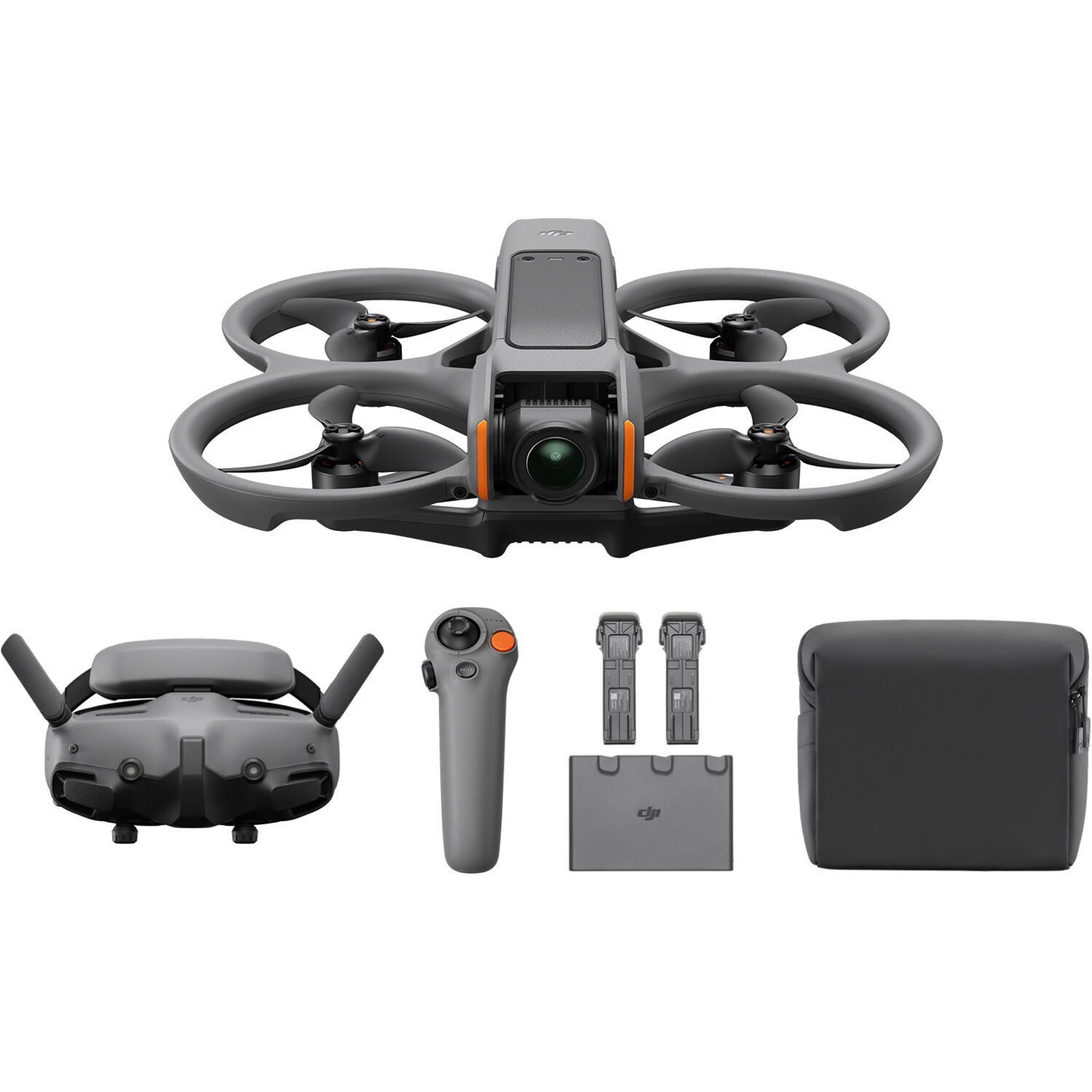 Dji Black Avata 2 Fly More Combo With 3 Batteries