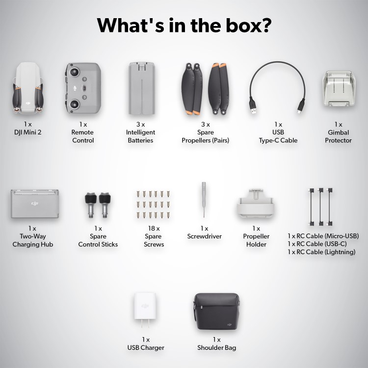 DJI Mini 2 Fly More Combo