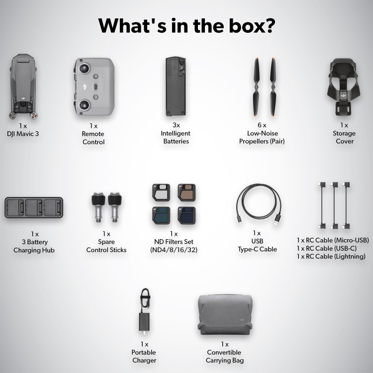 DJI Mavic 3 Drone Fly More Combo