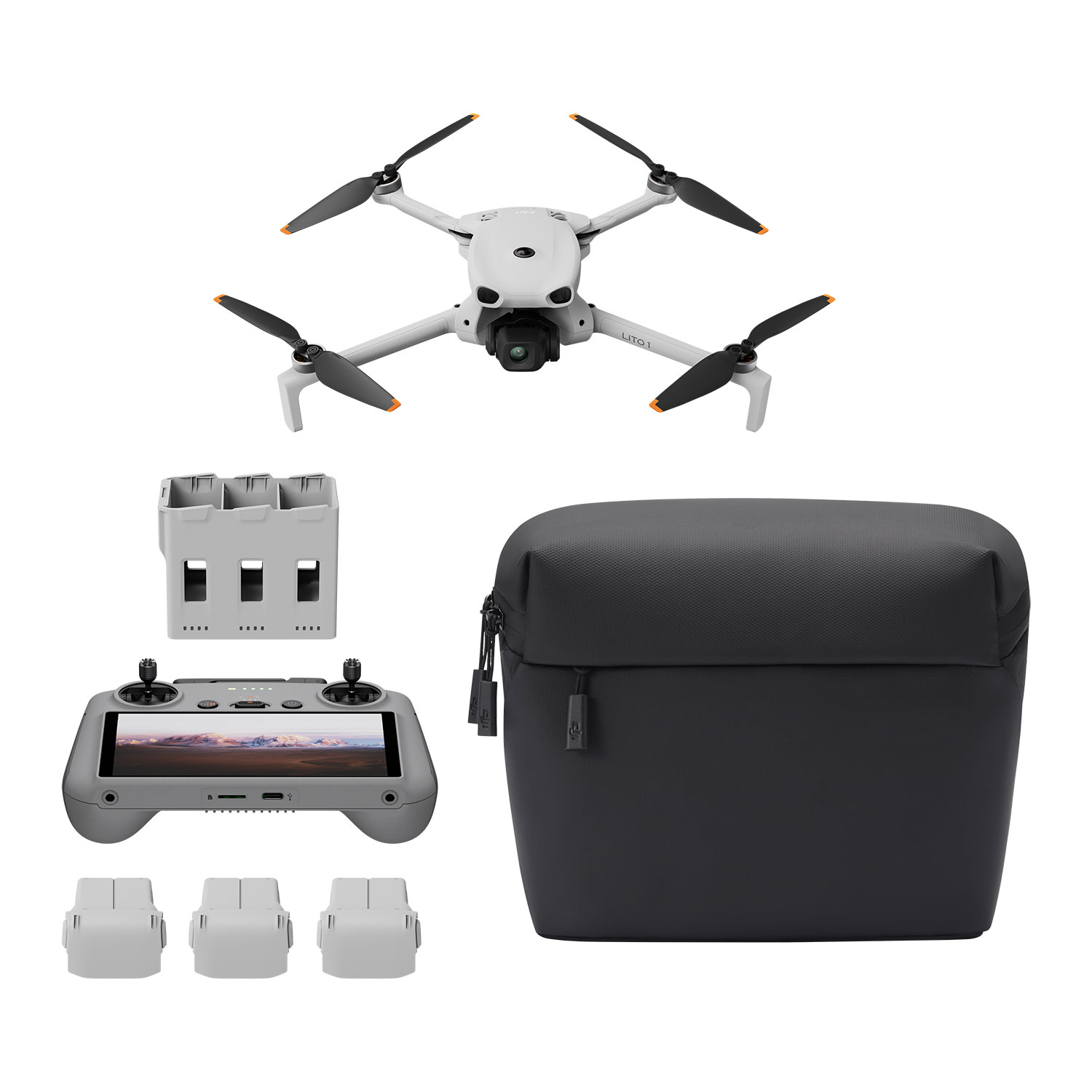 Dji Grey Lito X1 Fly More Combo Plus (Rc 2)
