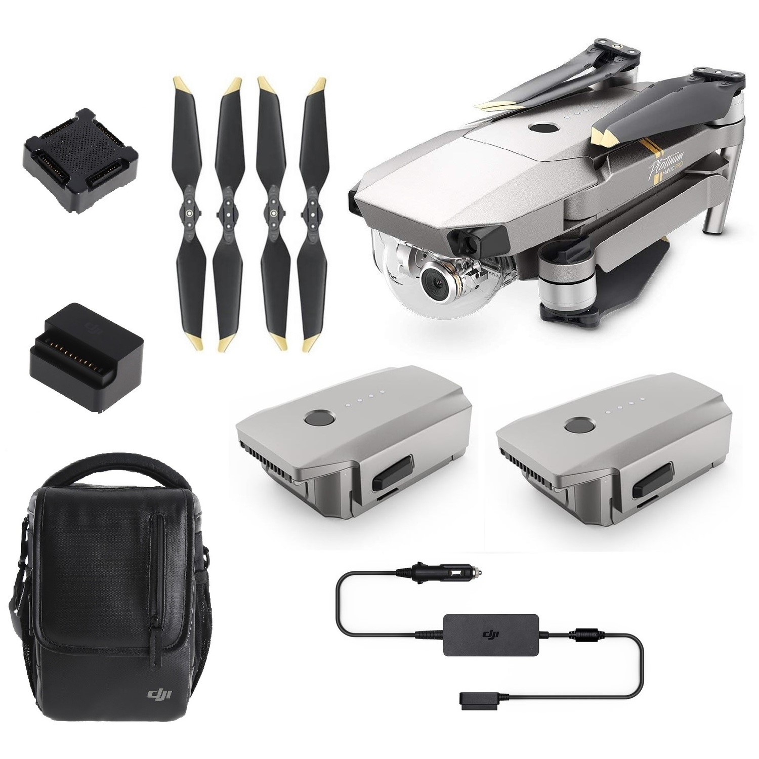 i gang Blaze Total DJI Mavic Pro Platinum 4K Drone with Fly More Combo CP.PT.00000066.01 |  Drones Direct
