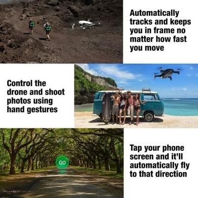 DJI Mavic Air 4K Drone with Fly More Combo - Onyx Black