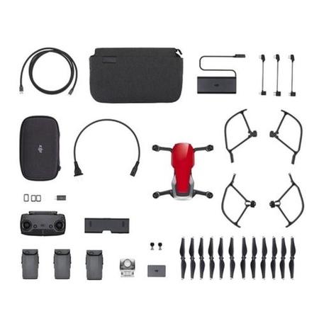 GRADE A1 - DJI Mavic Air Fly More Combo Flame Red