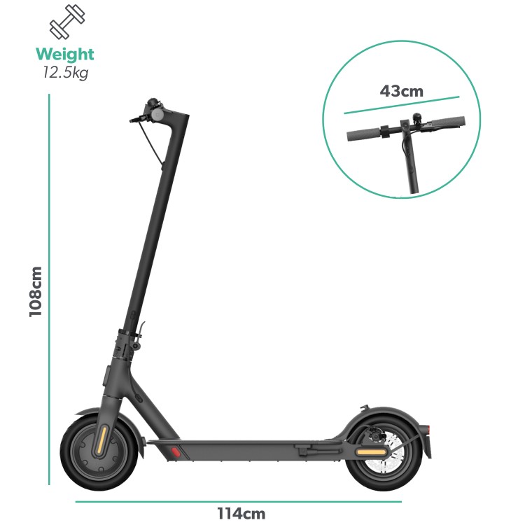 Xiaomi Mi 1S Electric Scooter - Black