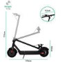 electriQ Active Pro Electric Scooter - Black