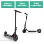GRADE A3 - electriQ Active Electric Scooter - Black - 25km Range - 20km/h 