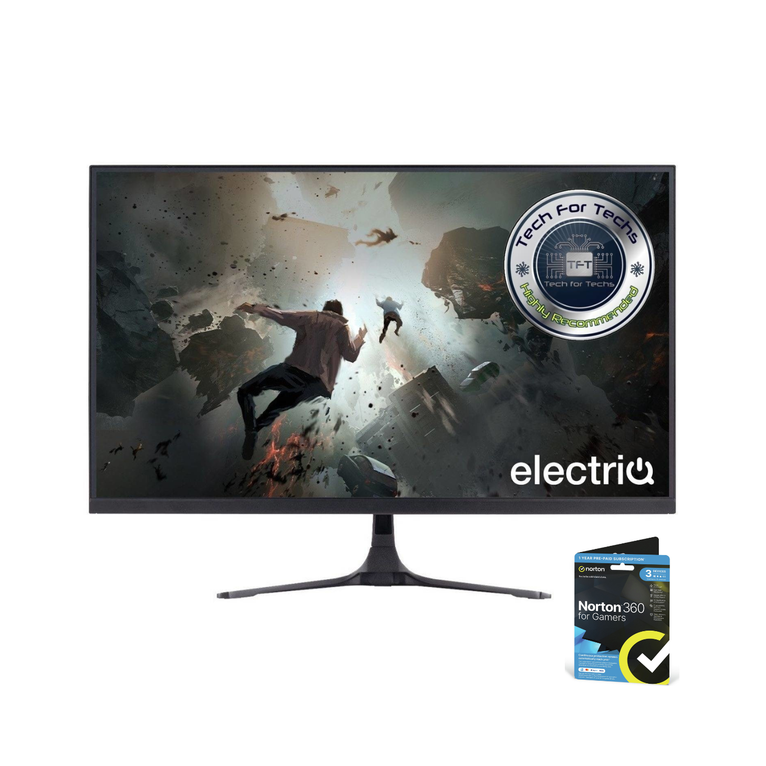 Electriq Black 27 Ips Qhd 180Hz 1Ms Gaming Monitor