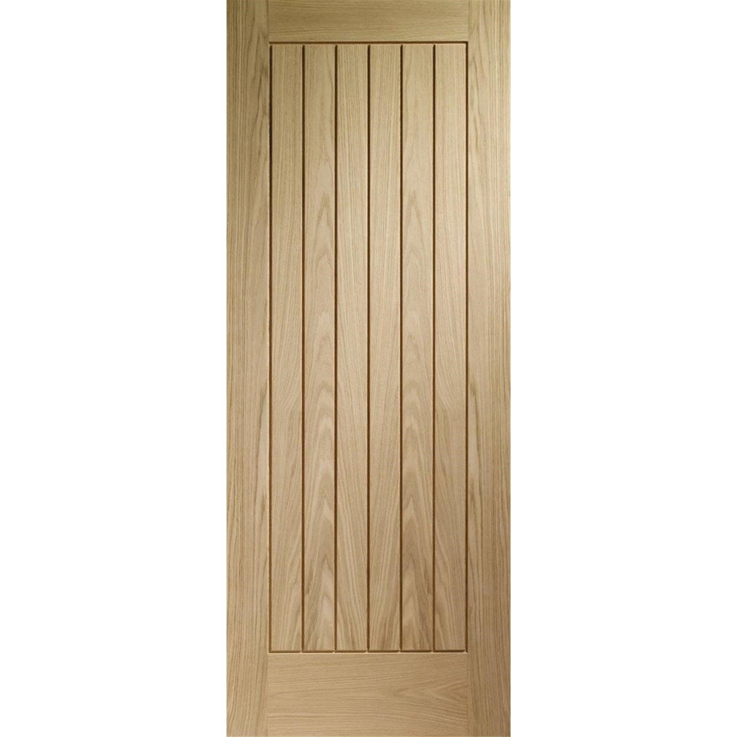 B&Q - Internal Oak Pre-Finished Suffolk1981 X 762 X 35mm (30") - Image 2