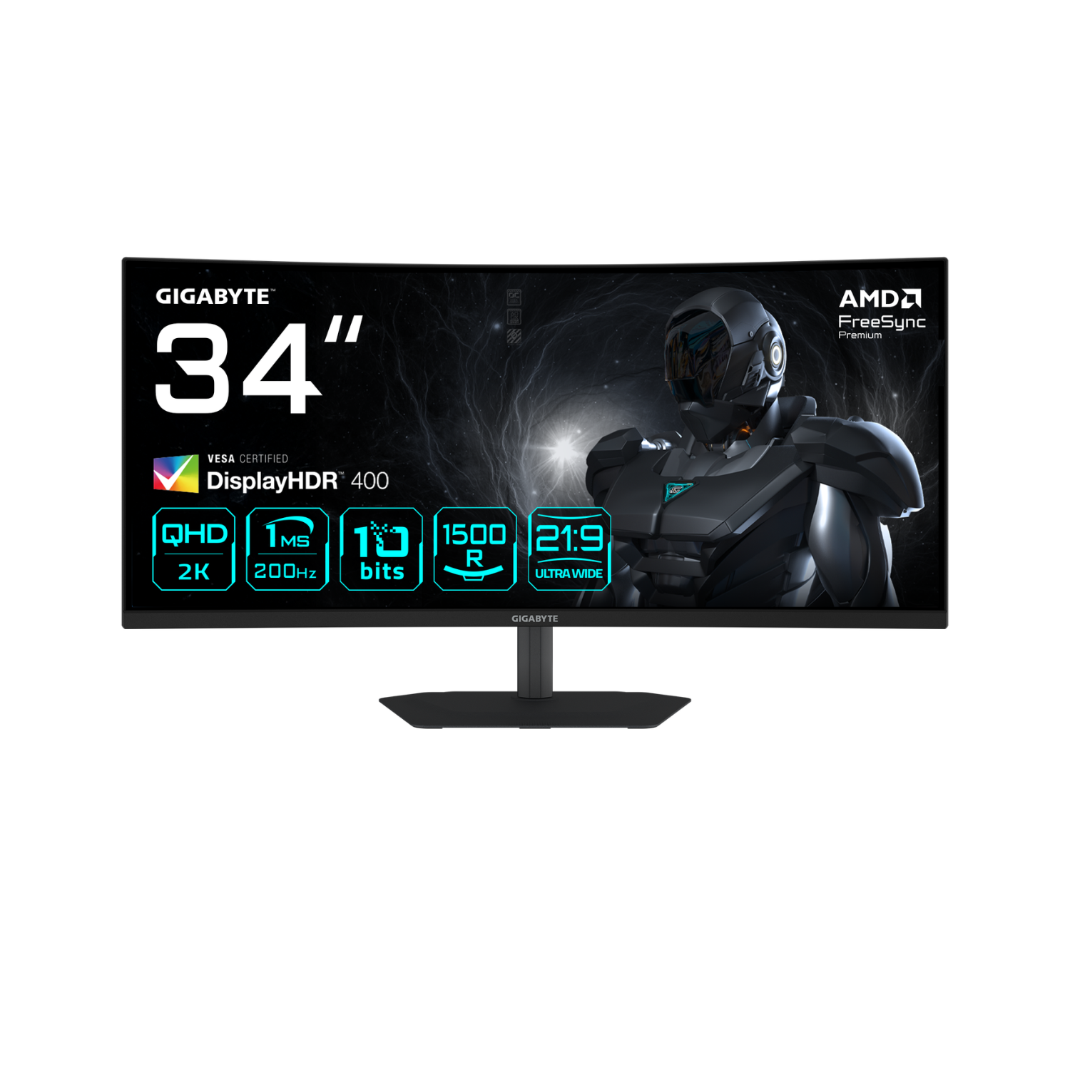 Gigabyte G34Wqc2 Gaming Monitor - Image 8