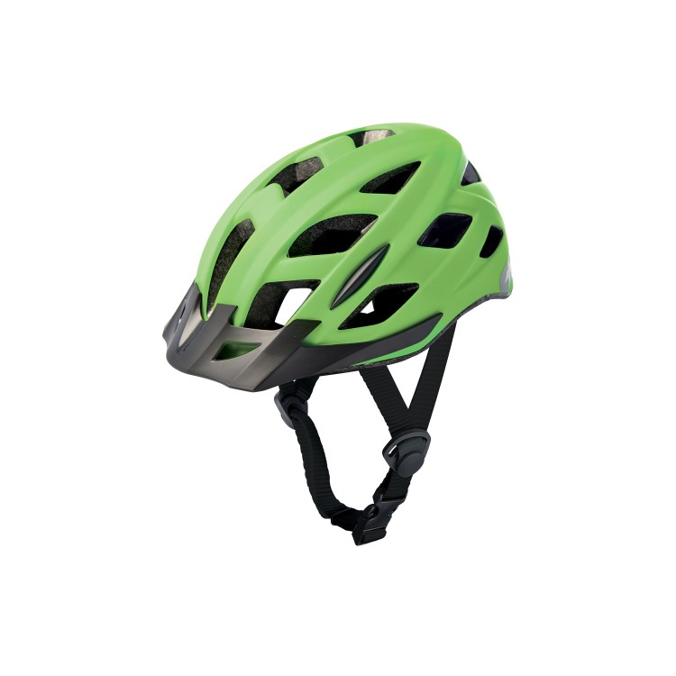Oxford Metro V Helmet with Rear Light in Fluo Green - L/XL 58-61cm