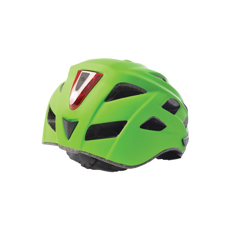 Oxford Metro V Helmet with Rear Light in Fluo Green - L/XL 58-61cm