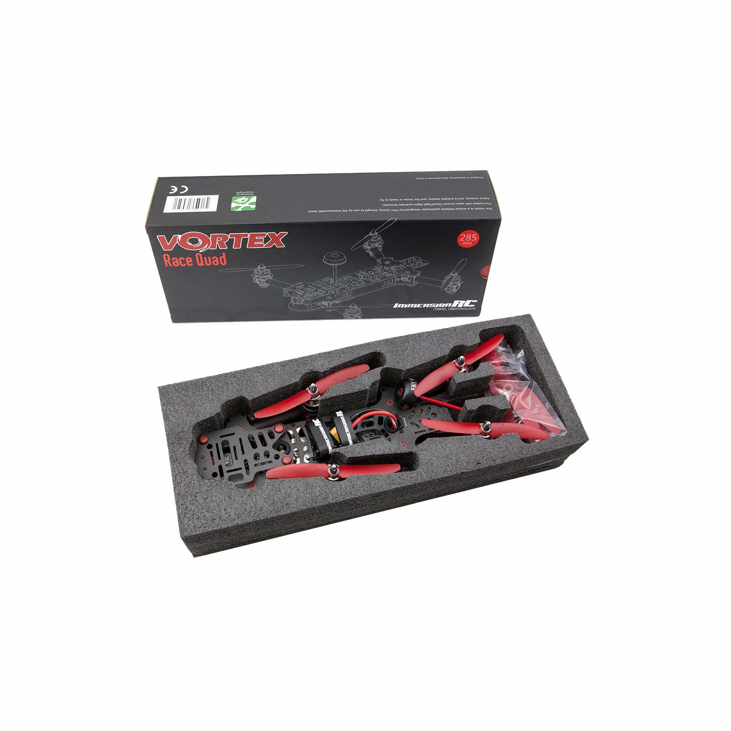ImmersionRC Vortex Receiver Ready 285 Carbon Fiber Racing Drone ...
