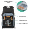 Drone Backpack with Front Hardshell - Black