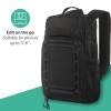 Drone Backpack with Front Hardshell - Black