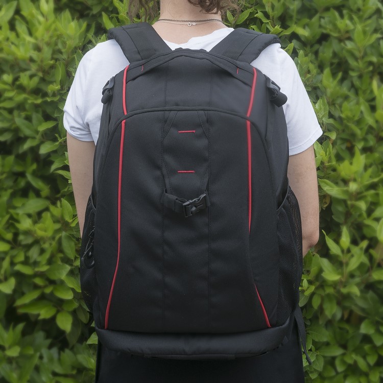 Anti-theft Drone backpack with Waterproof cover - Black