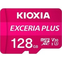 Kioxia 128GB Exceria Plus U3 V30 MicroSD Card