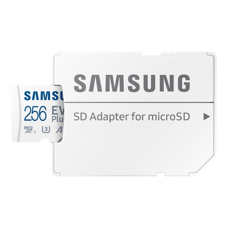 Samsung EVO Plus 256GB UHS-1 Micro SD Card + Adapter