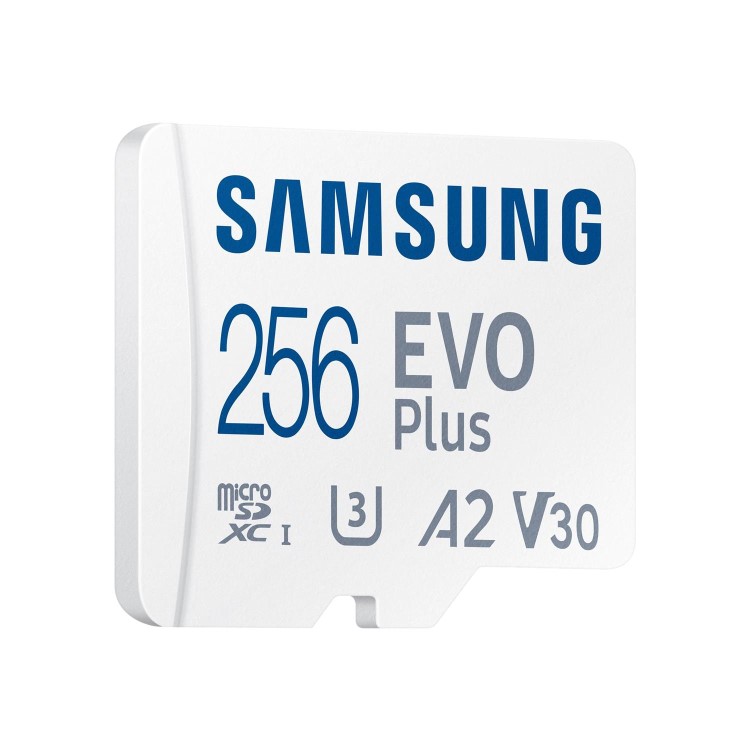Samsung EVO Plus 256GB UHS-1 Micro SD Card + Adapter