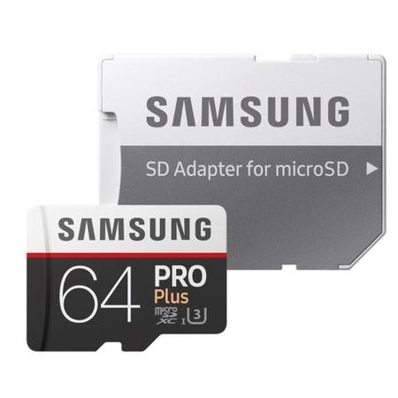 Samsung PRO Plus 64GB MicroSD Card with Adapter MB-MD64GA/EU