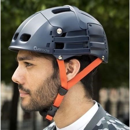 Overade Plixi Fit Foldable Helmet in Blue L XL