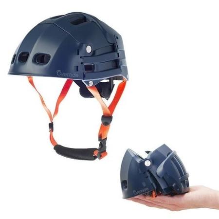 Overade Plixi Fit Foldable Helmet in Blue - S/M